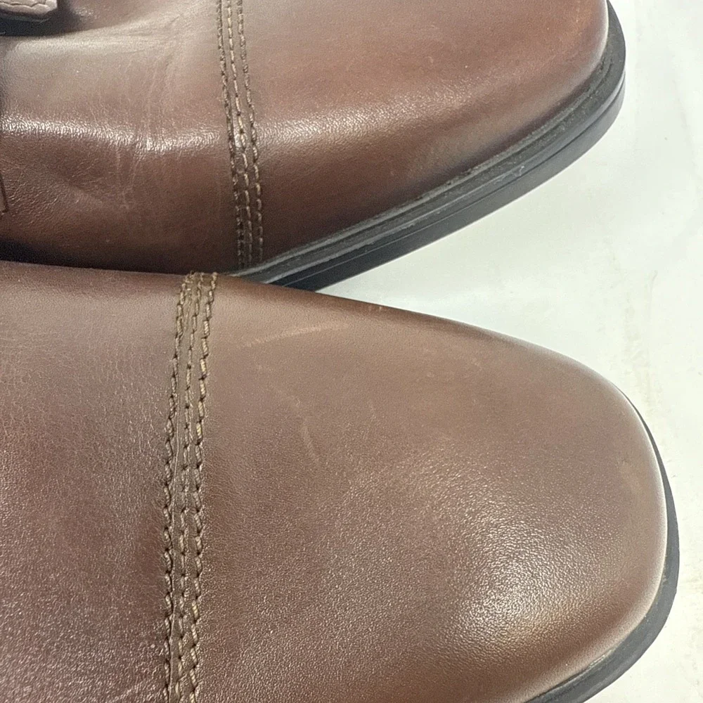 Clarks Tilden Walk Men's Size 8M Brown Leather Business Oxford Dress Shoes 15770